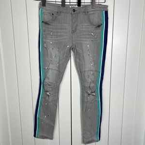 NWT KindRed Modern Fit Side Stripe Original Heritage Jeans SZ 34 x 32